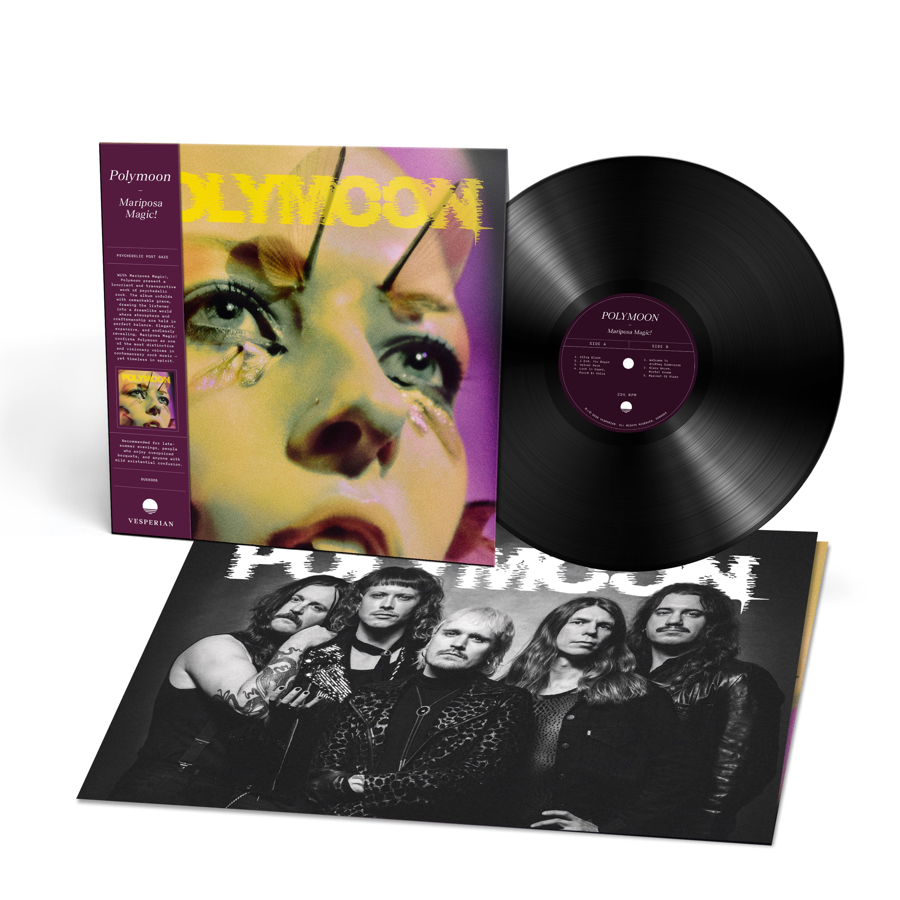 Polymoon - Mariposa Magic! LP (Black Vinyl)