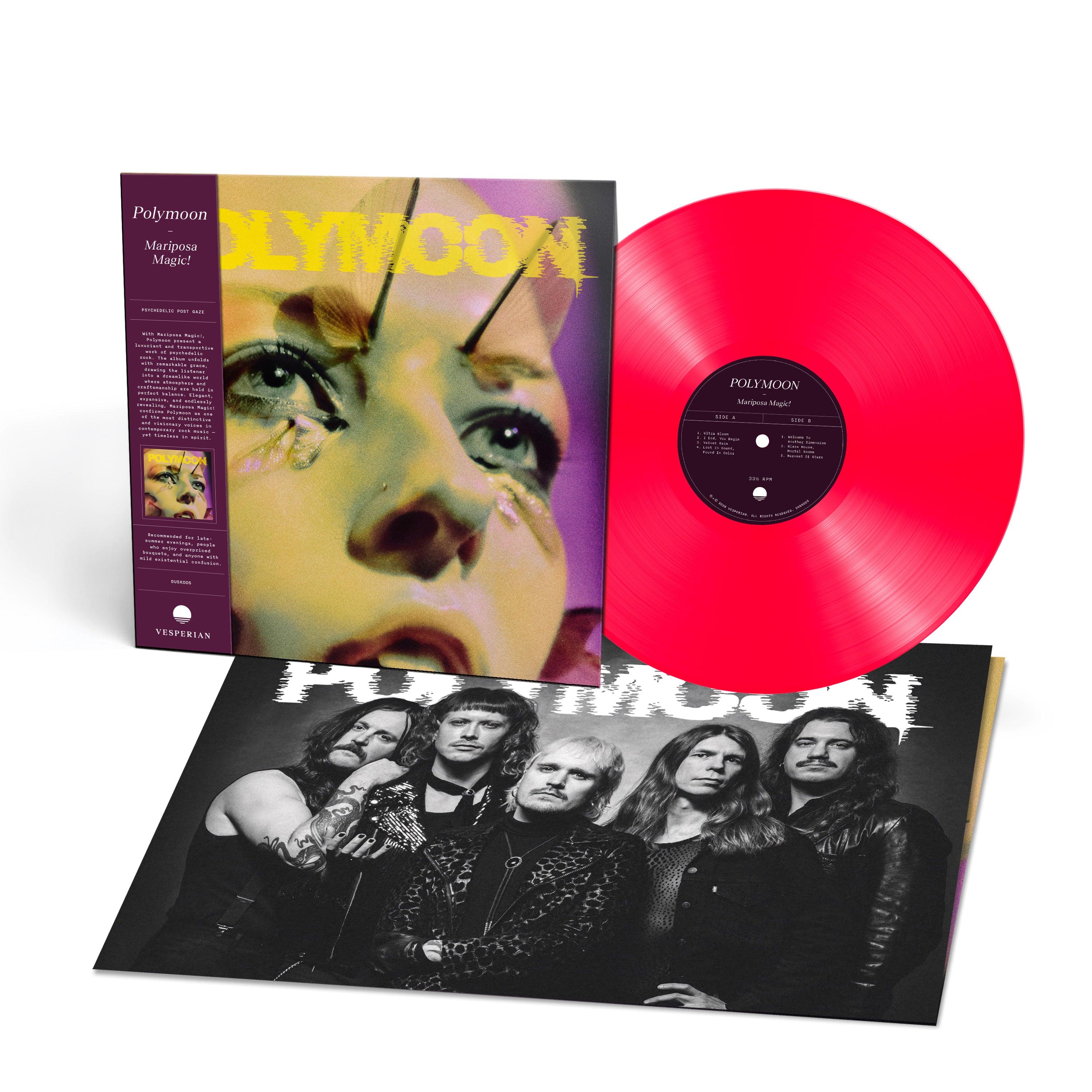 Polymoon - Mariposa Magic! LP (Pink Vinyl)