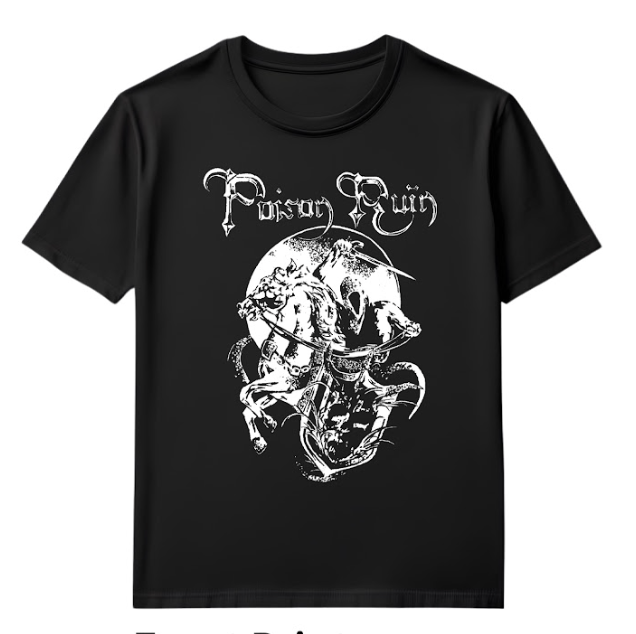 Poison Ruin - Black Rider T-Shirt
