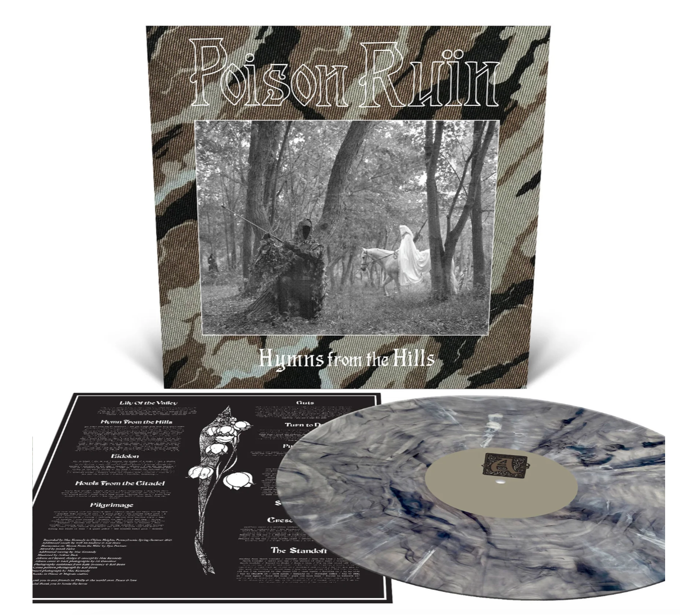 Poison Ruin - Hymns from the Hills LP (Bleached Marble Vinyl)
