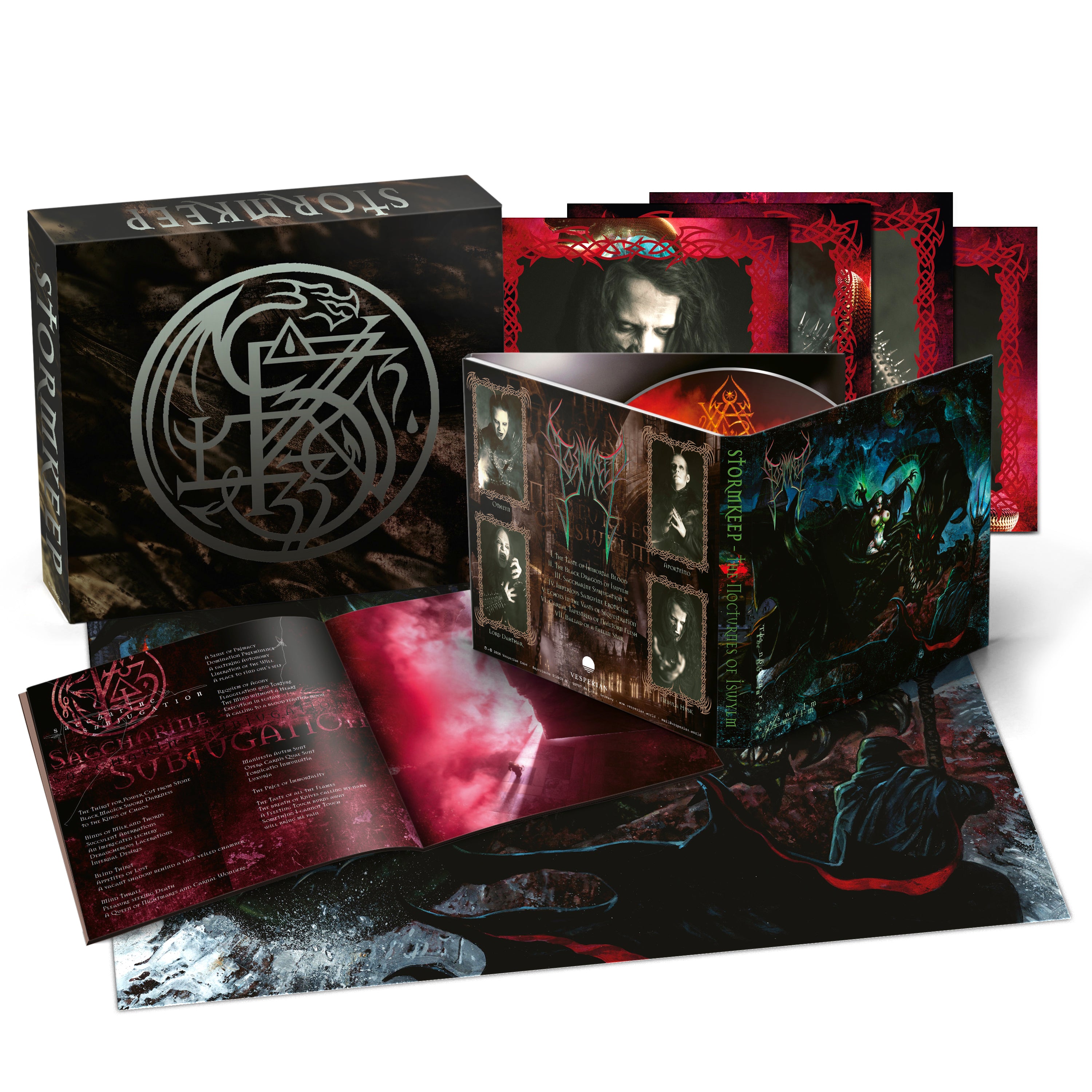 Stormkeep - The Nocturnes Of Iswylm Ltd. CD Box Set – Swamp Merch