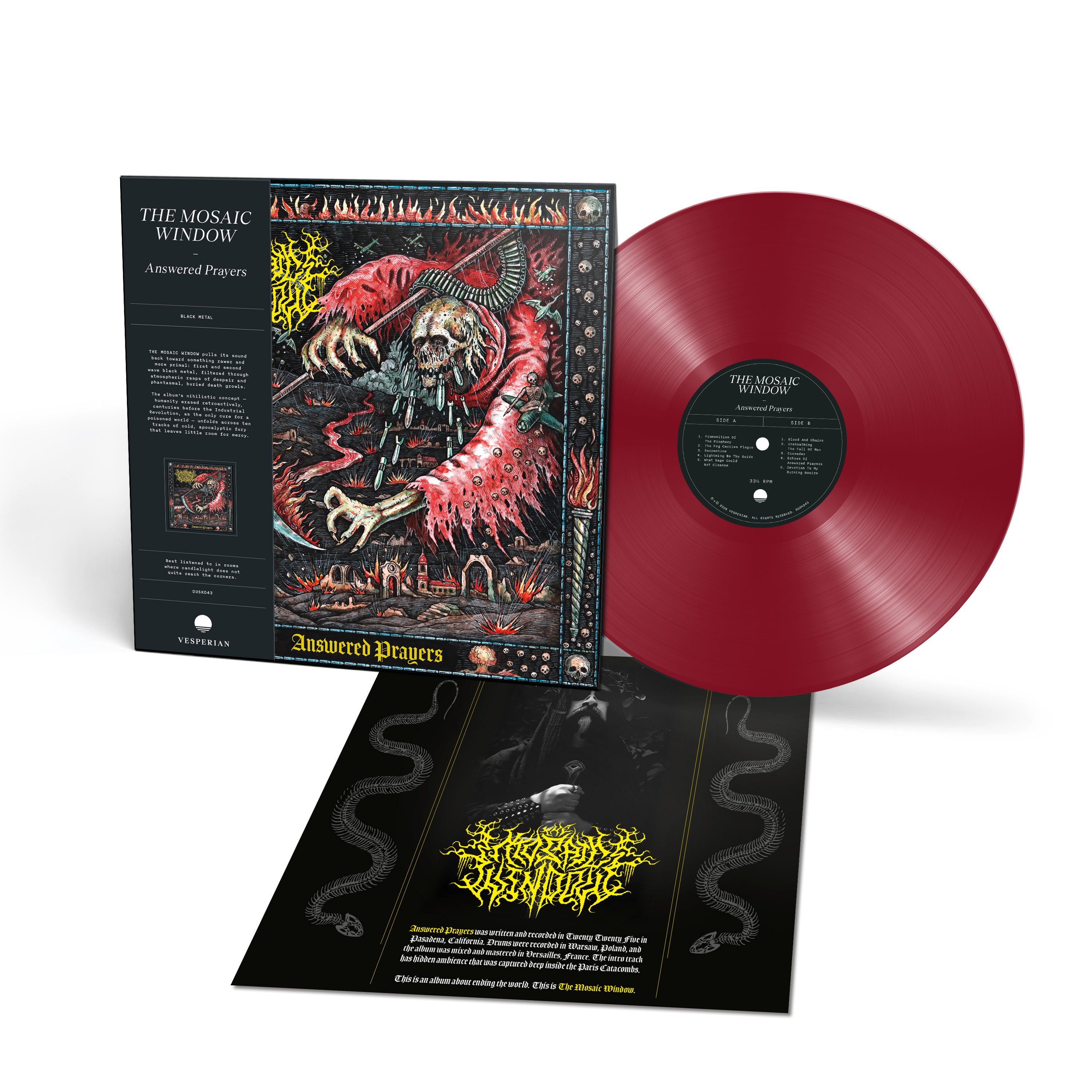 The Mosaic Window - Answered Prayers LP dark red